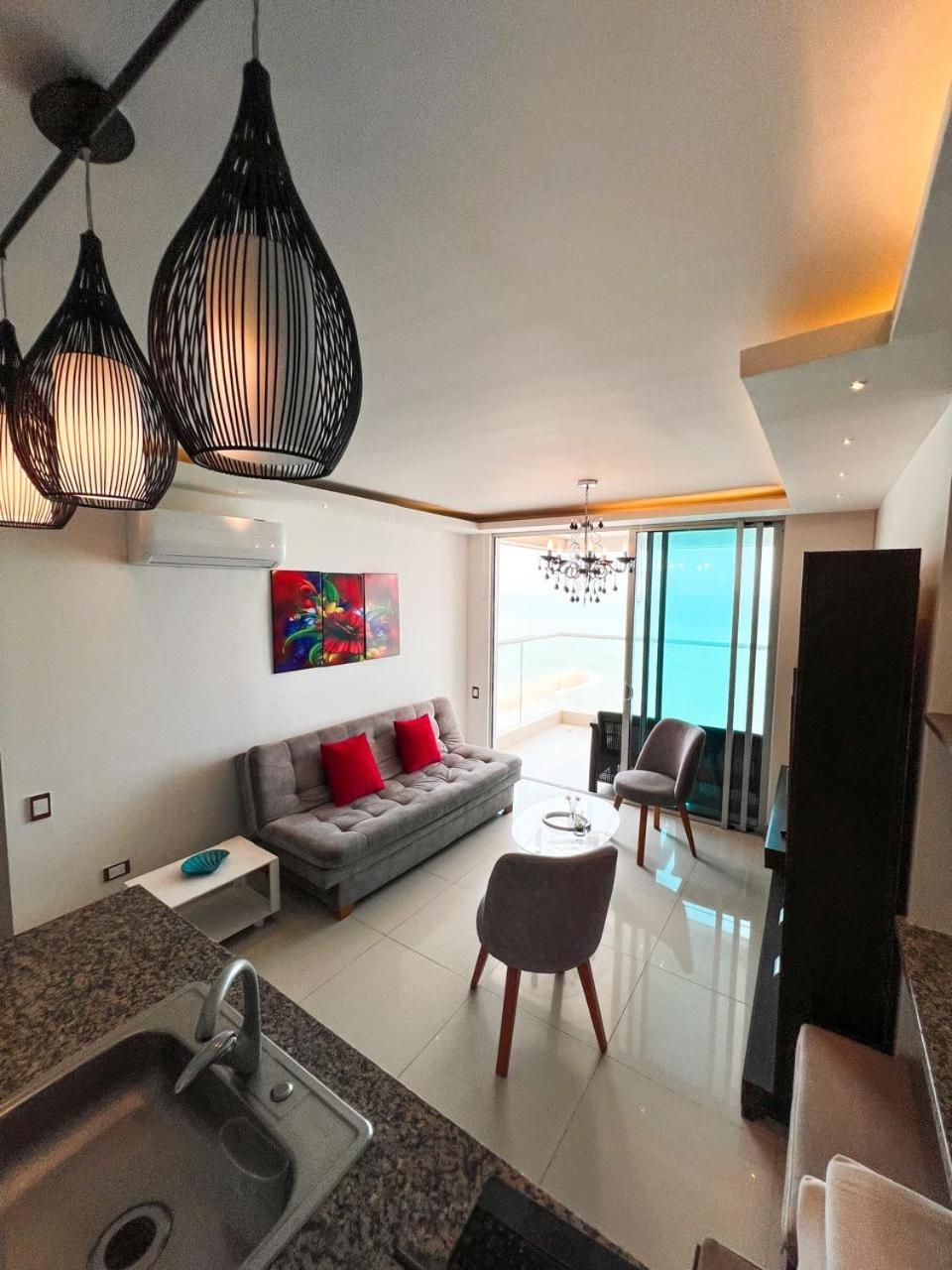 Appartamento Bocagrande Beach Apartamento Cartagena Esterno foto